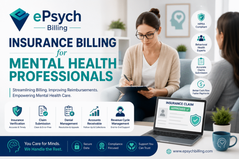 Insurance billing for Mental Health Professionals
