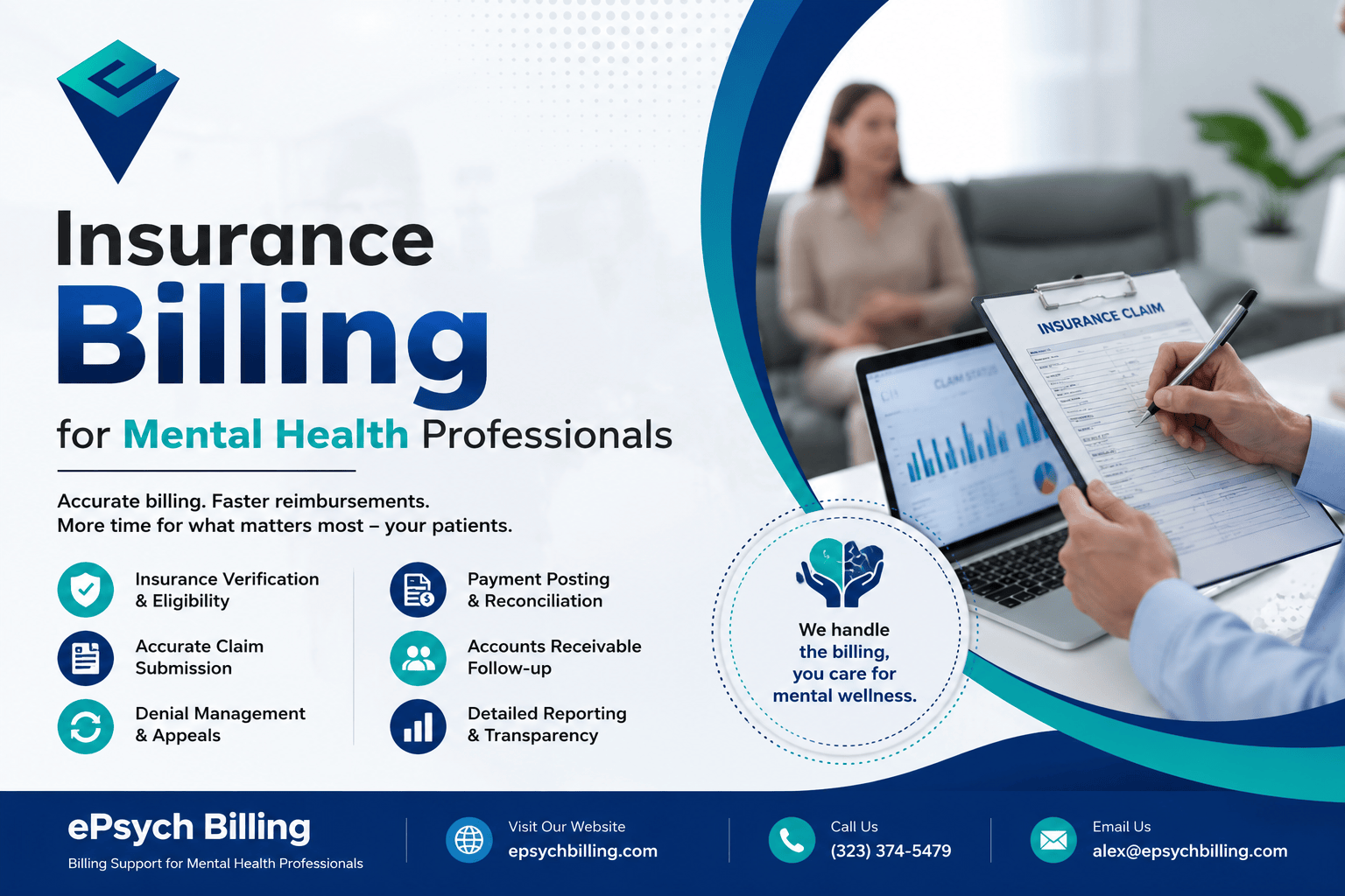 Insurance billing for Mental Health Professionals